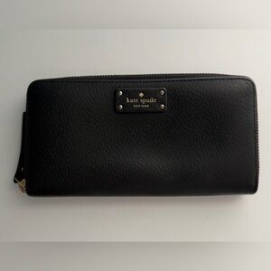 Kate Spade Grove Street Neda Black Zip Around Wallet